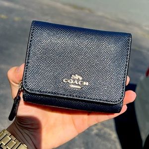 Navy Coach Wallet